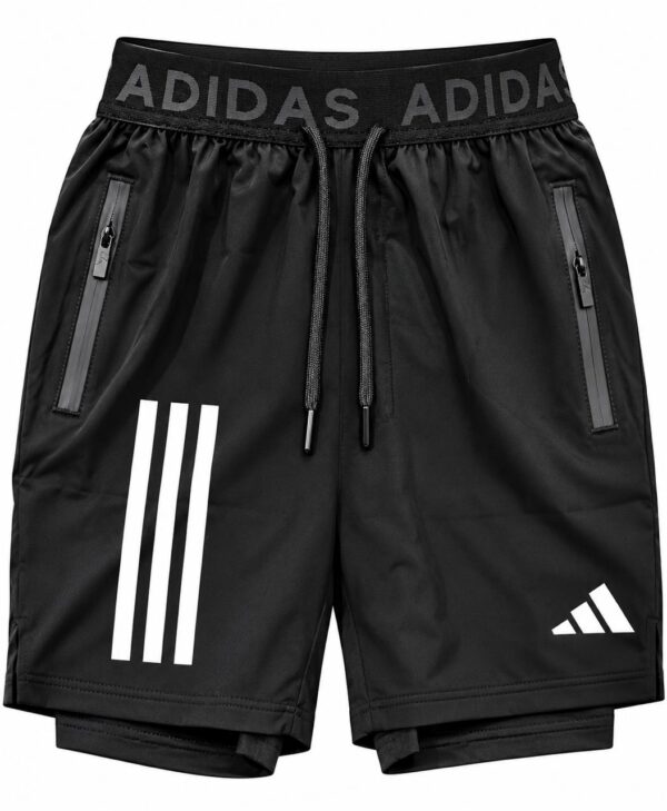shorts Short de Sport ADIDAS – Noir & Blanc