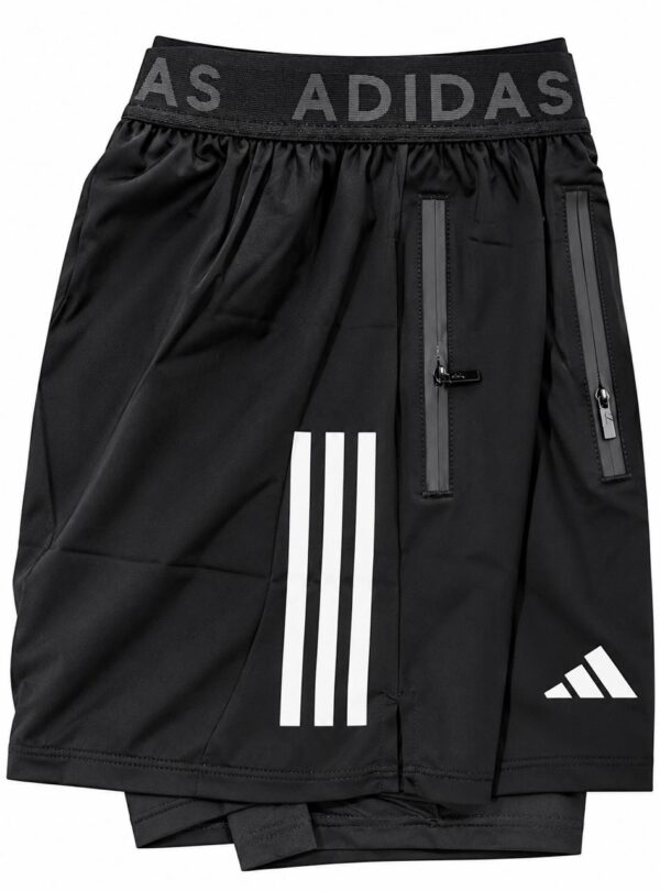 shorts Short de Sport ADIDAS – Noir & Blanc