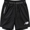 shorts Short de Sport NEW BALANCE – Noir & Blanc
