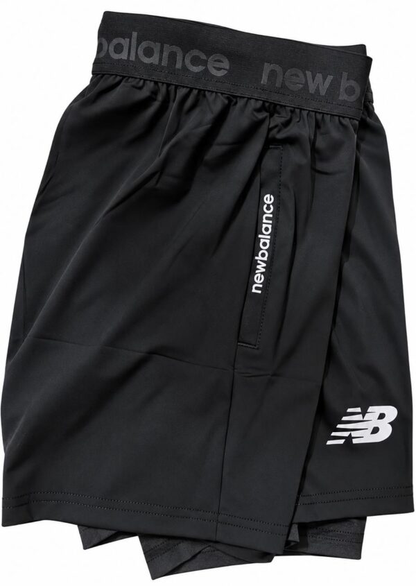 shorts Short de Sport NEW BALANCE – Noir & Blanc