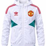 Veste Adidas Manchester United – Blanc ⚪🔴